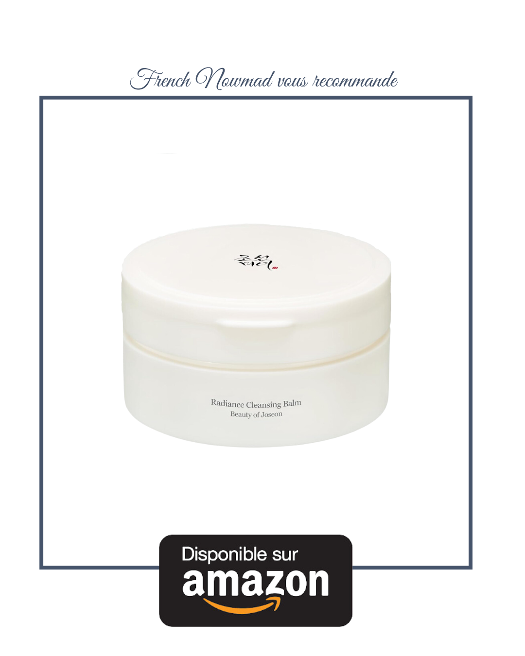 Baume nettoyant Beauty of Joseon, hyper efficace sur le maquillage y compris waterproof. Il retire tout en douceur sans piquer les yeux. 