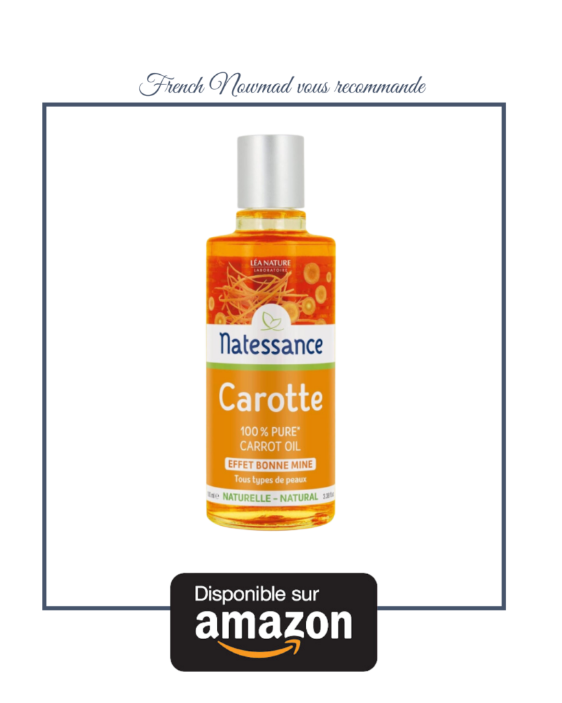 Huile de Carotte Bio, une merveilleuse huile pour se démaquiller ou nourrir la peau et la renforcer.