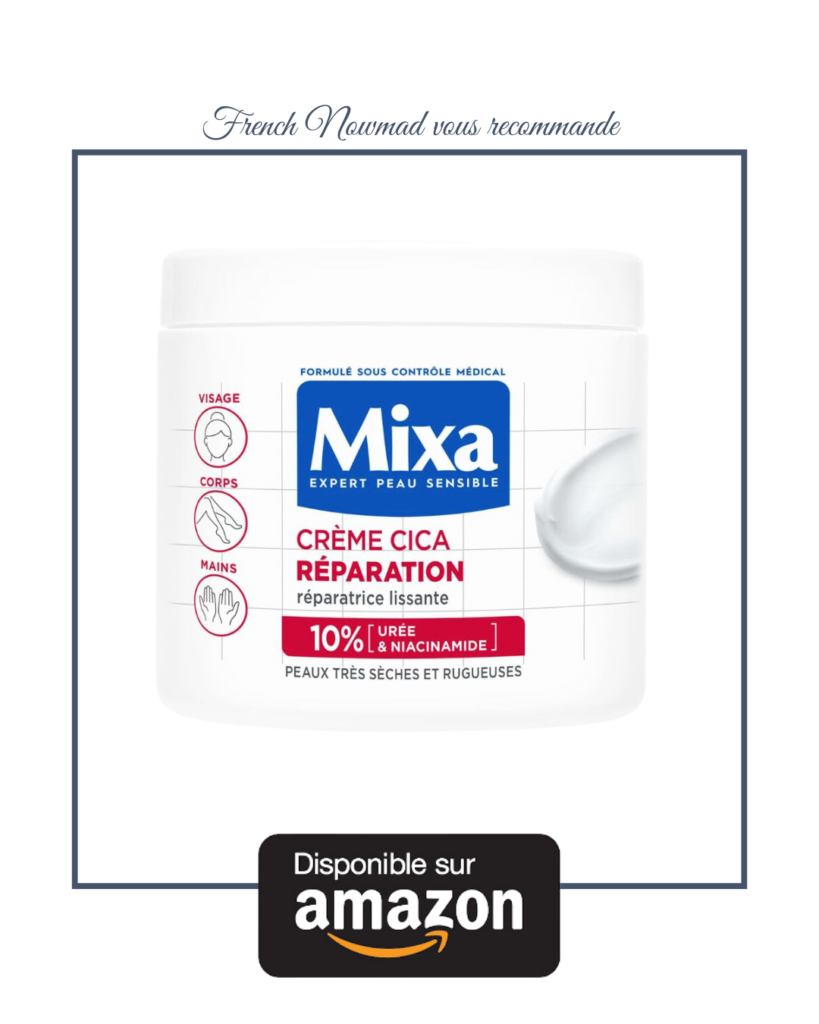 Mixa cica crème pour vous aider à réparer la peau en post rétinoïdes