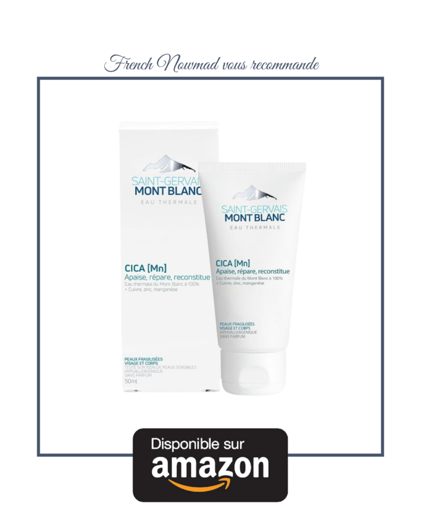 Crème cicatrisante saint gervais apaisante après le rétinol.