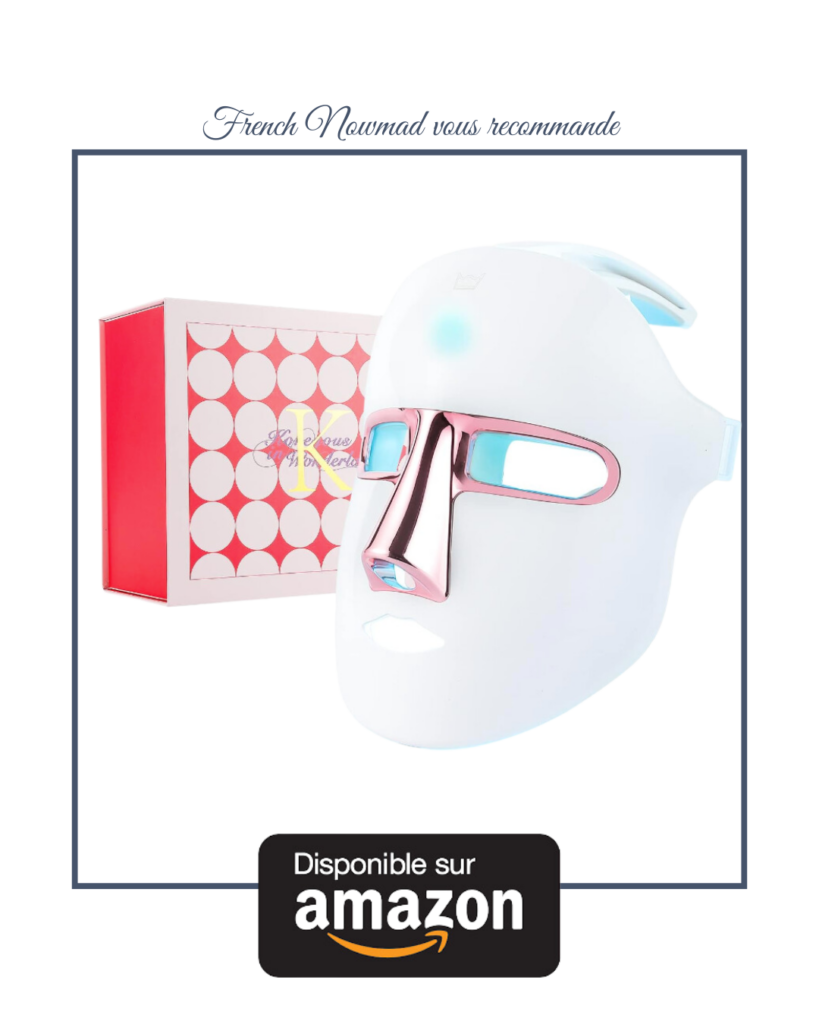 Masque Led sans fil pour réparer la peau après le rétinol et relancer la production de collagène. Il est aussi une alternative au rétinol sur le contour de l'oeil.