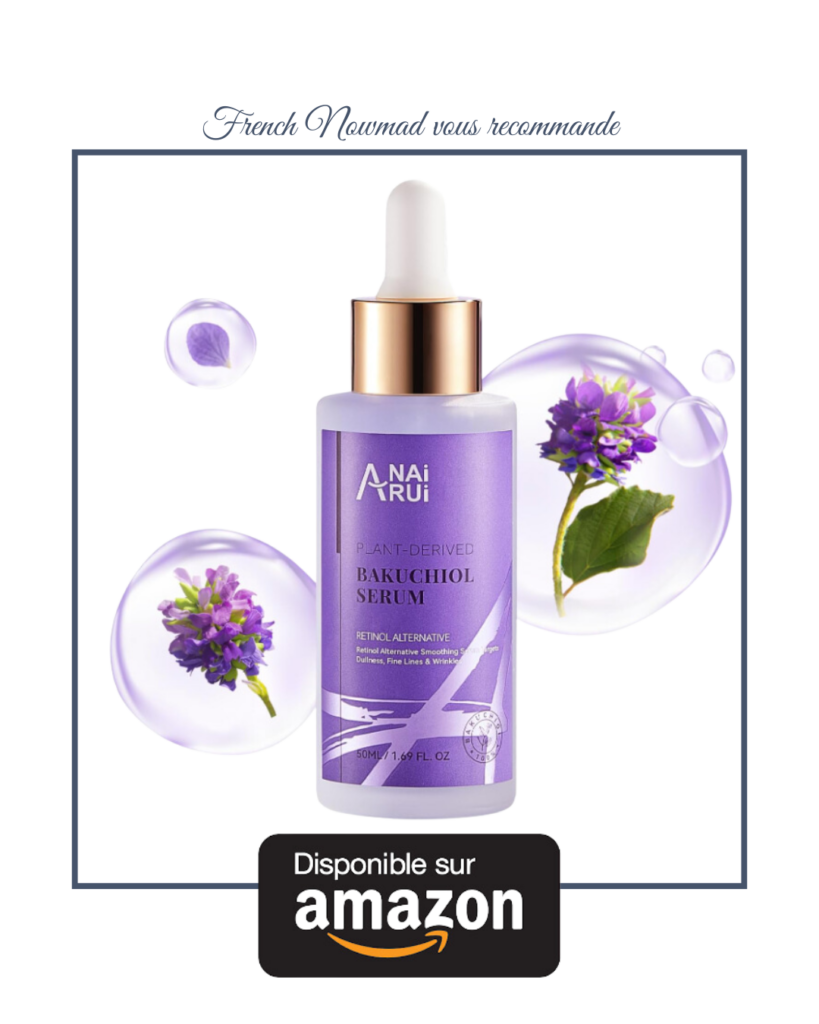 Sérum au bakuchiol Anairui, une belle alternative au rétinol.