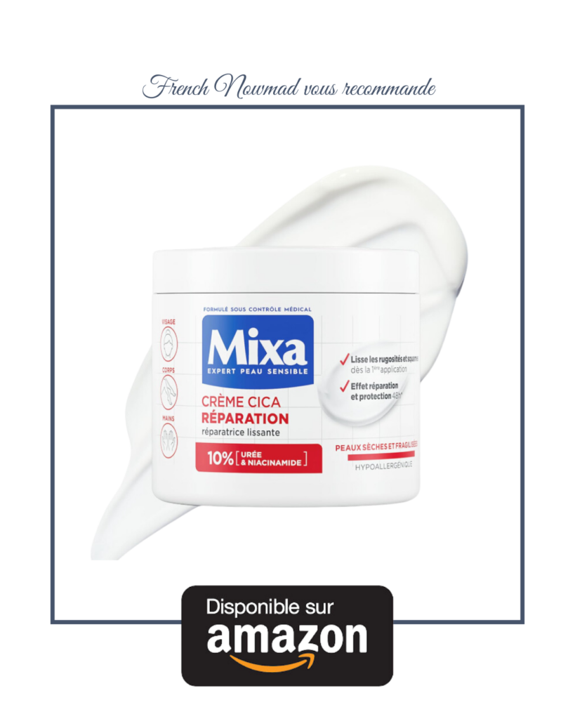 Mixa cica crème à base d'urée, une solution efficace pour peau sèche