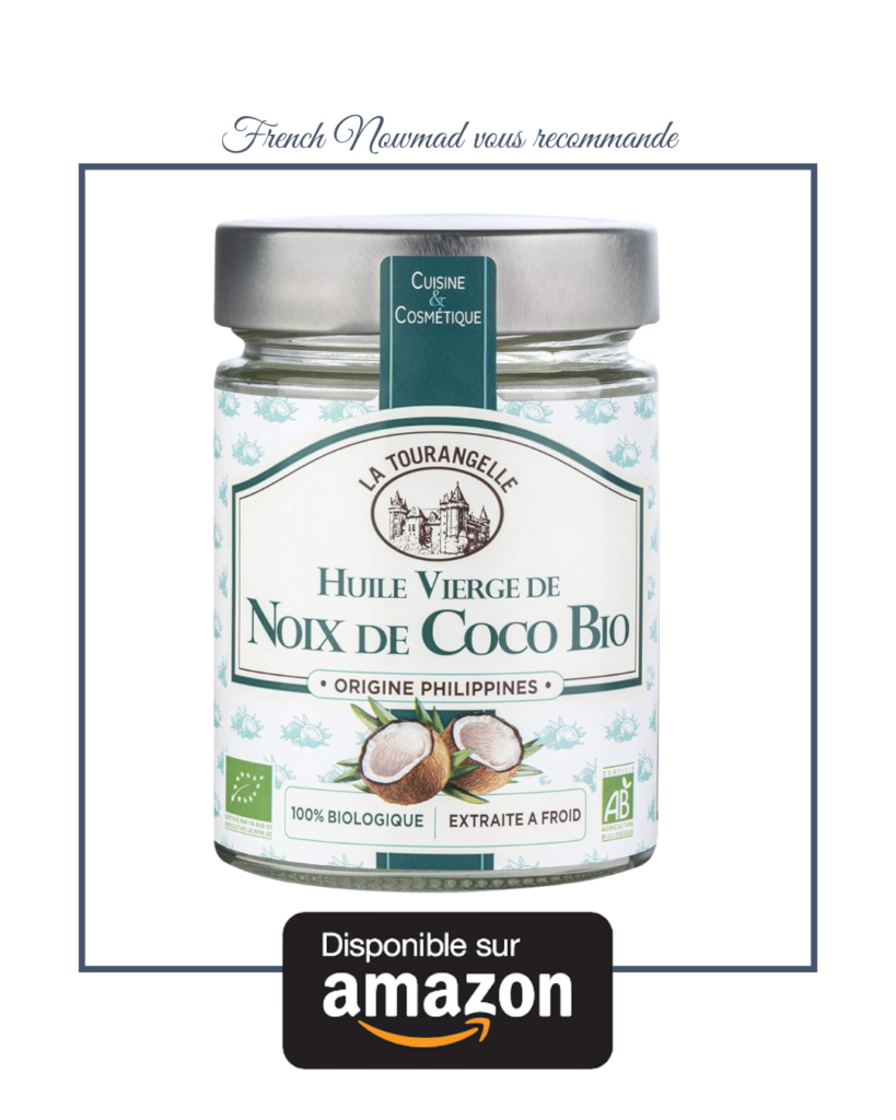 Huile de coco, un baume démaquillant efficace et peu cher.