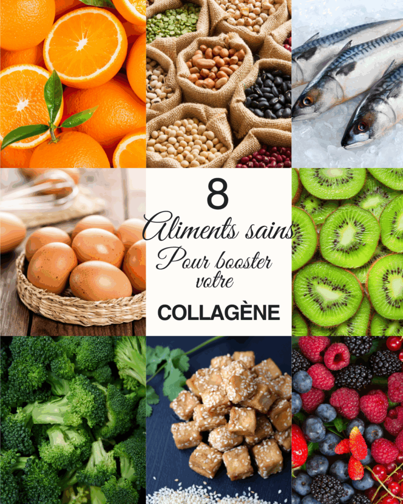 Les 8 aliments sains pour booster votre production de collagène.