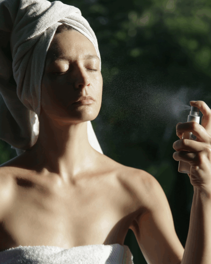 Essence Cos de Baha pour une routine skincare du soir efficace.