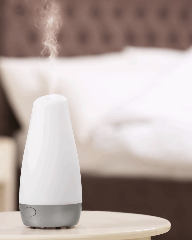 La diffusion d'huile essentielle peut vous aider à retrouver le sommeil.