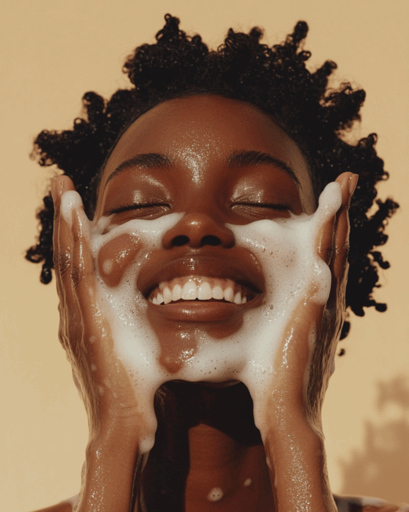 Le nettoyage de la peau, un moment de bien-être.