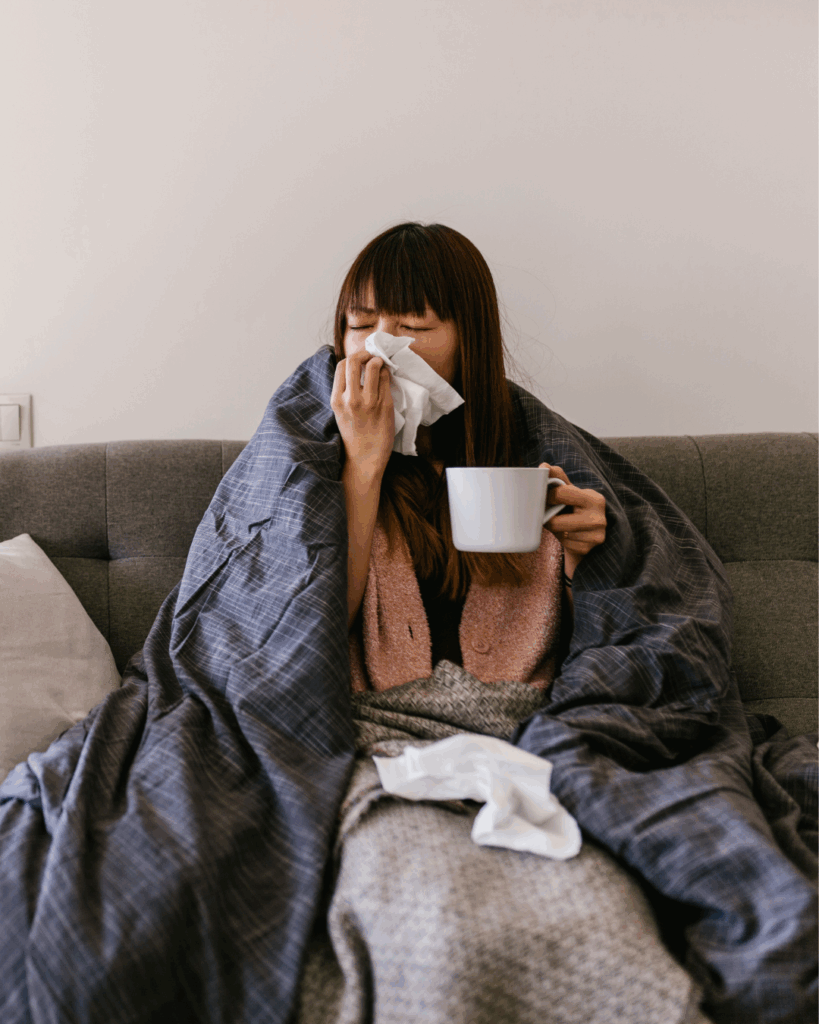 Système immunitaire affaibli par le manque de sommeil profond.