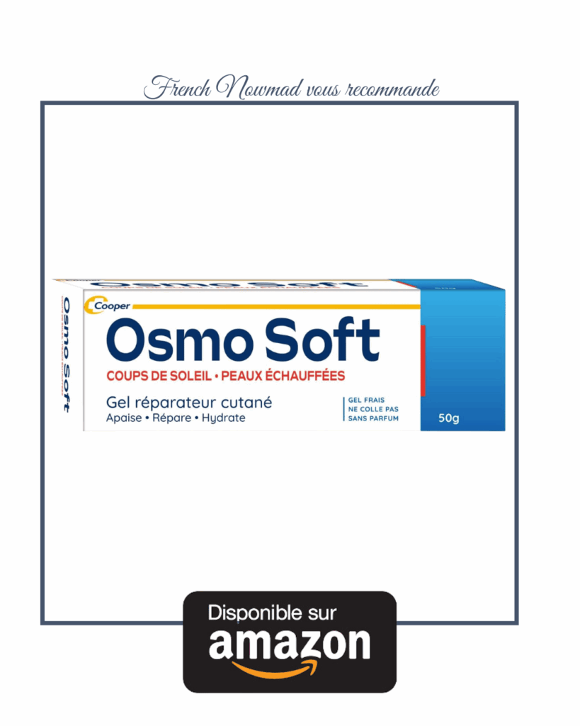 Gel Osmo Soft, pour soigner les coups de soleil.