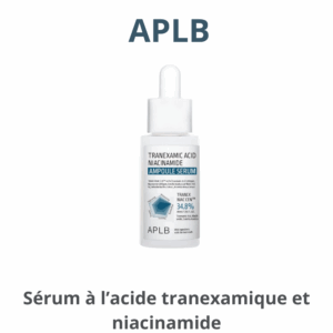 APLB à l'acide tranéxamique et niacinamide
